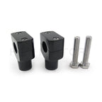 Handlebar Riser Clamp for Motorcycle (Universal, 7/8" 22mm, Black)