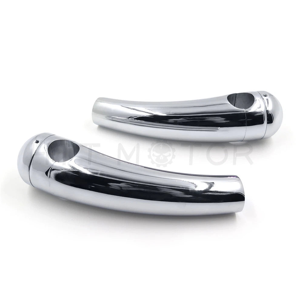 1" Handlebar Risers for Kawasaki Honda VTX Yamaha V-Star (Chrome)