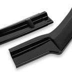 3Pcs Front Bumper Lip Splitter Diffuser for Sienna (2018–2020) Glossy Black