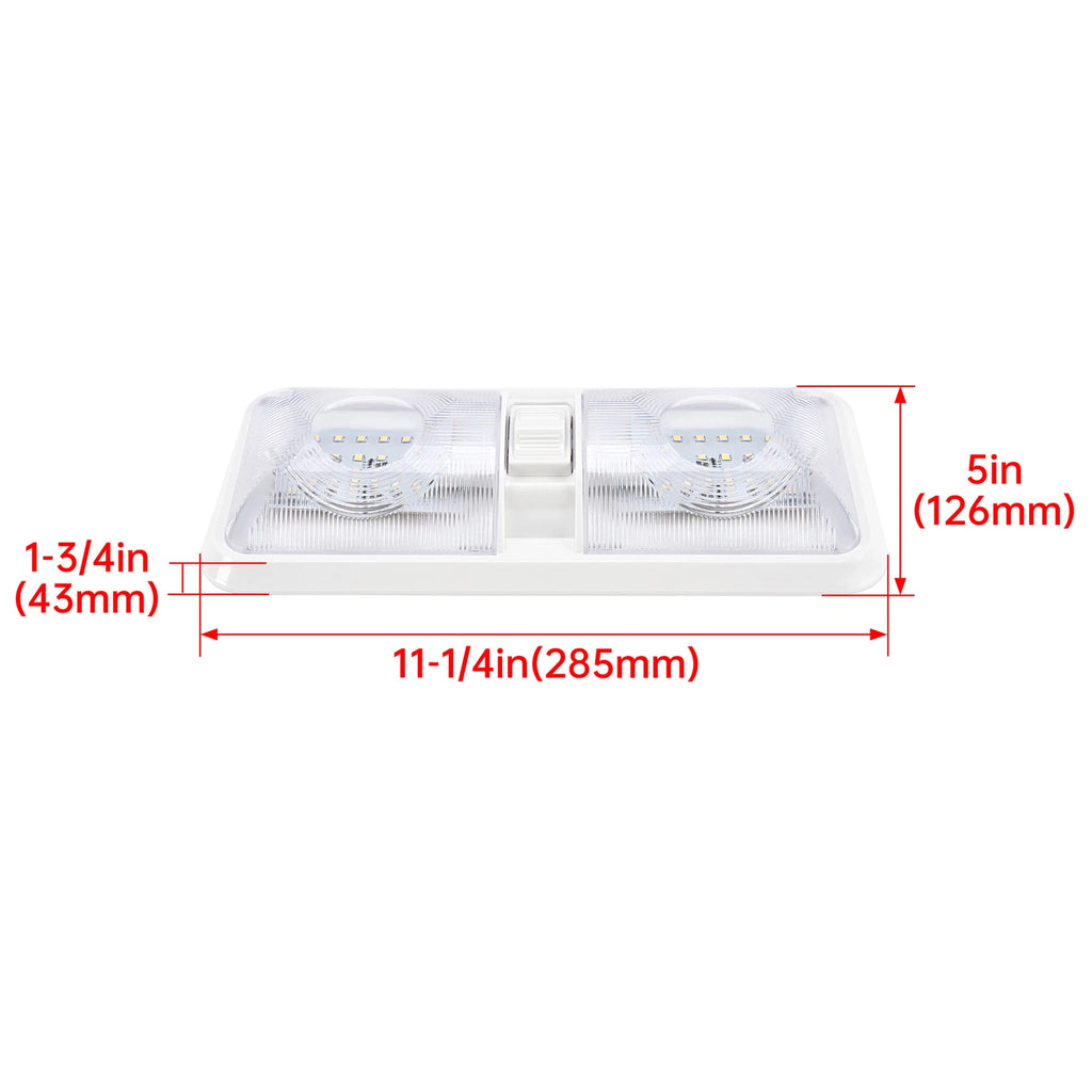 5X LED Ceiling Light for RV Camper Trailer (12V)