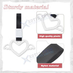 Tsurikawa Hanger Wing Heart Warning Subway Train Handle Ring for Japan (-)