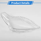 1 Pcs Headlight Lens Cover for Lexus LS460/LS600 (2010–2012) PC Clear