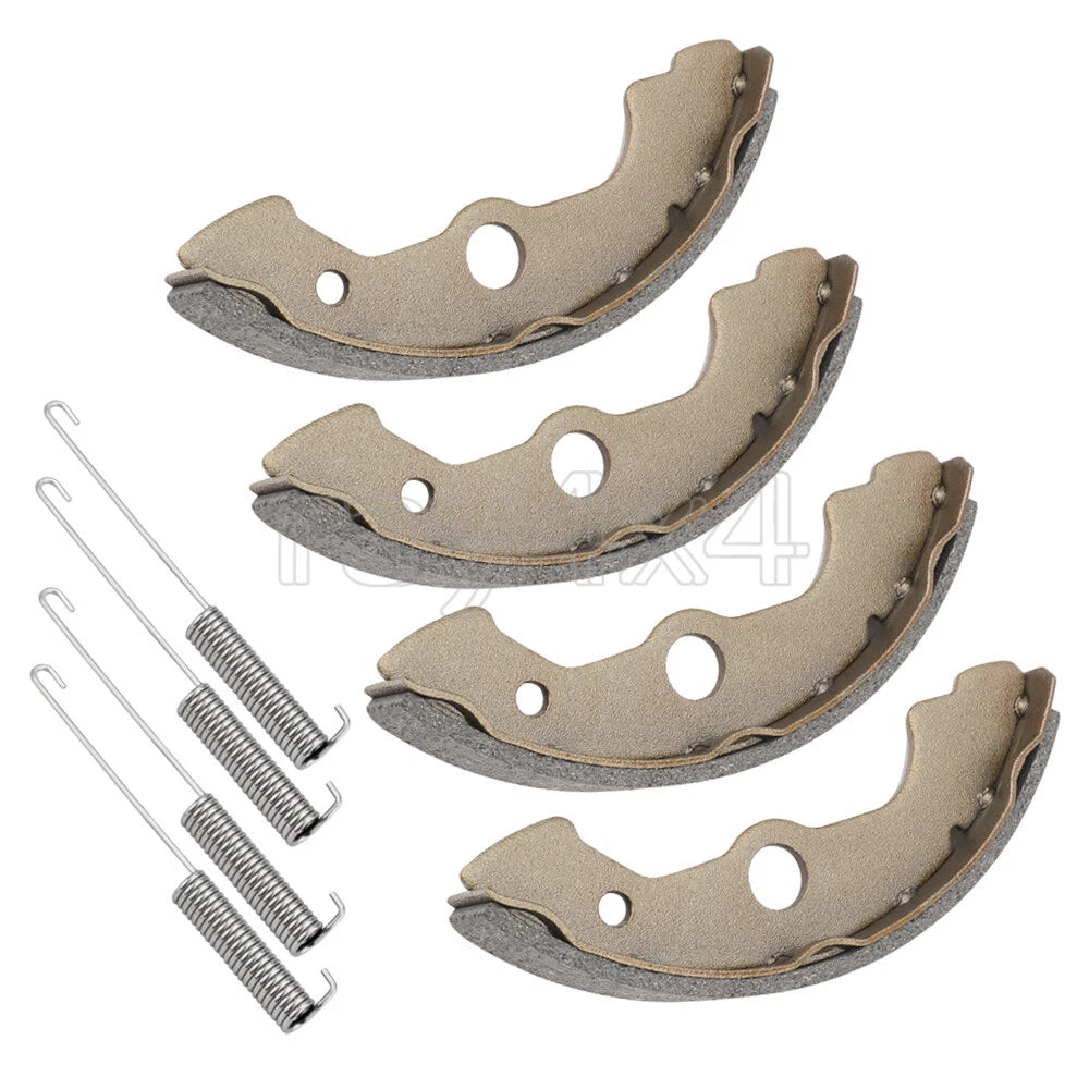 Front Brake Shoes & Springs for Honda Rancher 350 TRX350TM TE FE FM (2000–2006)