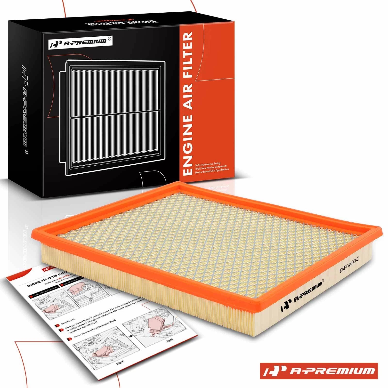 Engine Air Filter for Jeep Grand Cherokee (1993–2004) & Nissan Frontier (2005–2022)