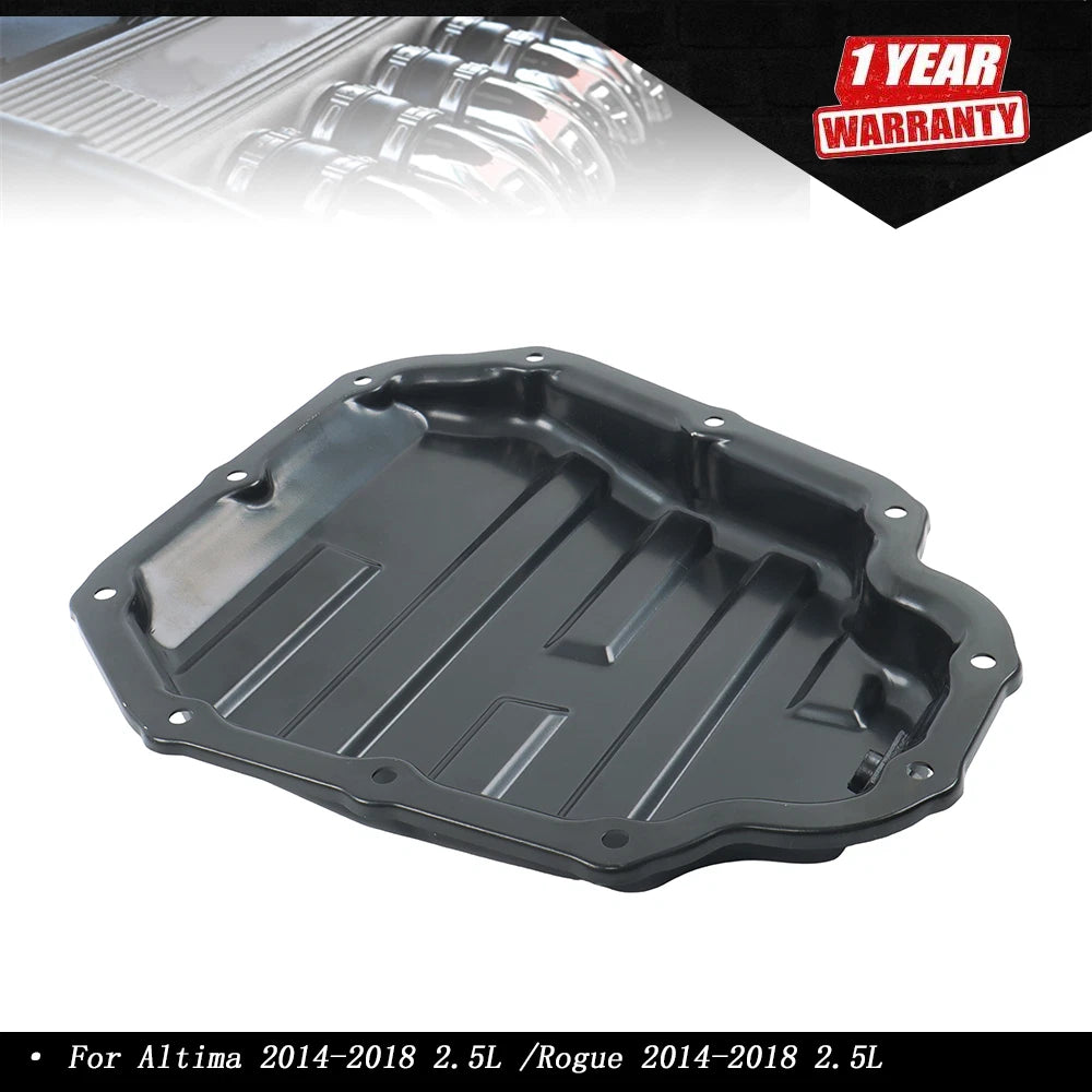 Lower Engine Oil Pan Sump for Nissan Altima Rogue L4 2.5L (2014â2018)