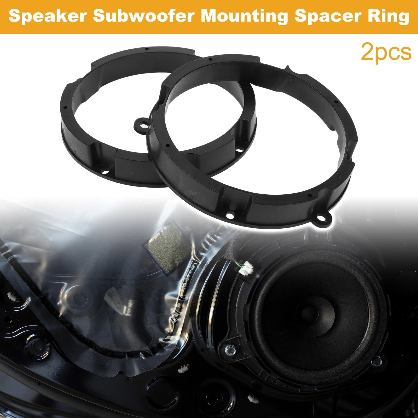 2X Speaker Spacer Ring Adapter for Volkswagen Santana 