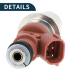 Fuel Injector E7T05073 for Mitsubishi 6G73 2.5L (1990–1996) Red