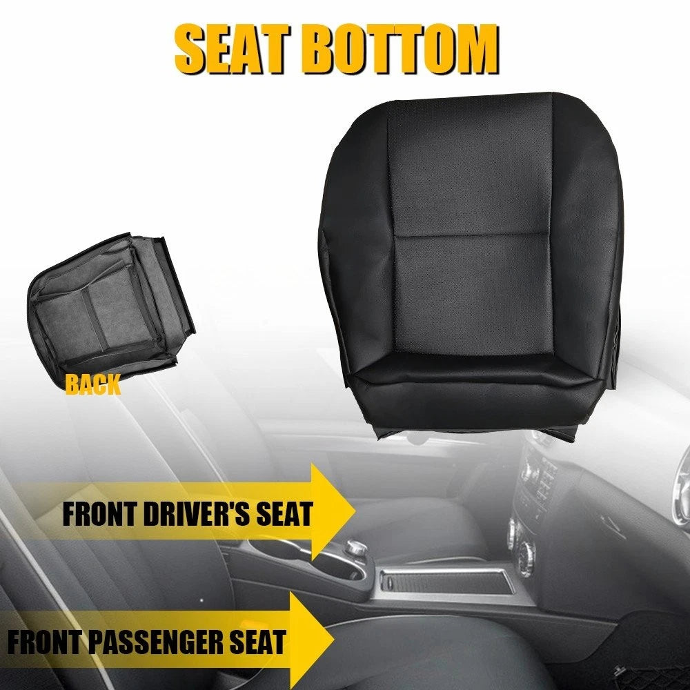 Bottom Seat Cover for Mercedes Benz C250 C300 C350 (2008–2014) Black