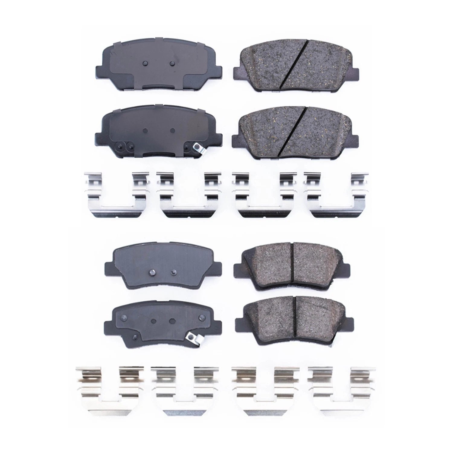PowerStop 2X Front Rear Euro Carbon Fiber Ceramic Brake Pads Kit for Optima