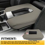 Center Console Armrest Cover for Chevy Silverado/Sierra (2014–2018) Dune Tan