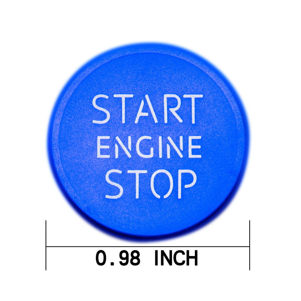 RS Style Keyless Engine Push Start Button Cover Trim for Audi A4 (2009-2019)