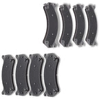Set of 8 Brake Pads for Chevy Silverado 2500 HD (2001–2010)