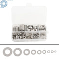 304 SS Flat Washers Assortment Kit (600 Pcs) for Plumbing & Construction