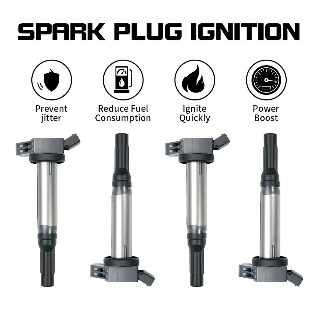 4X Ignition Coil for Toyota Camry (2007–2017), Avalon (2005–2018), Highlander (2008–2017)