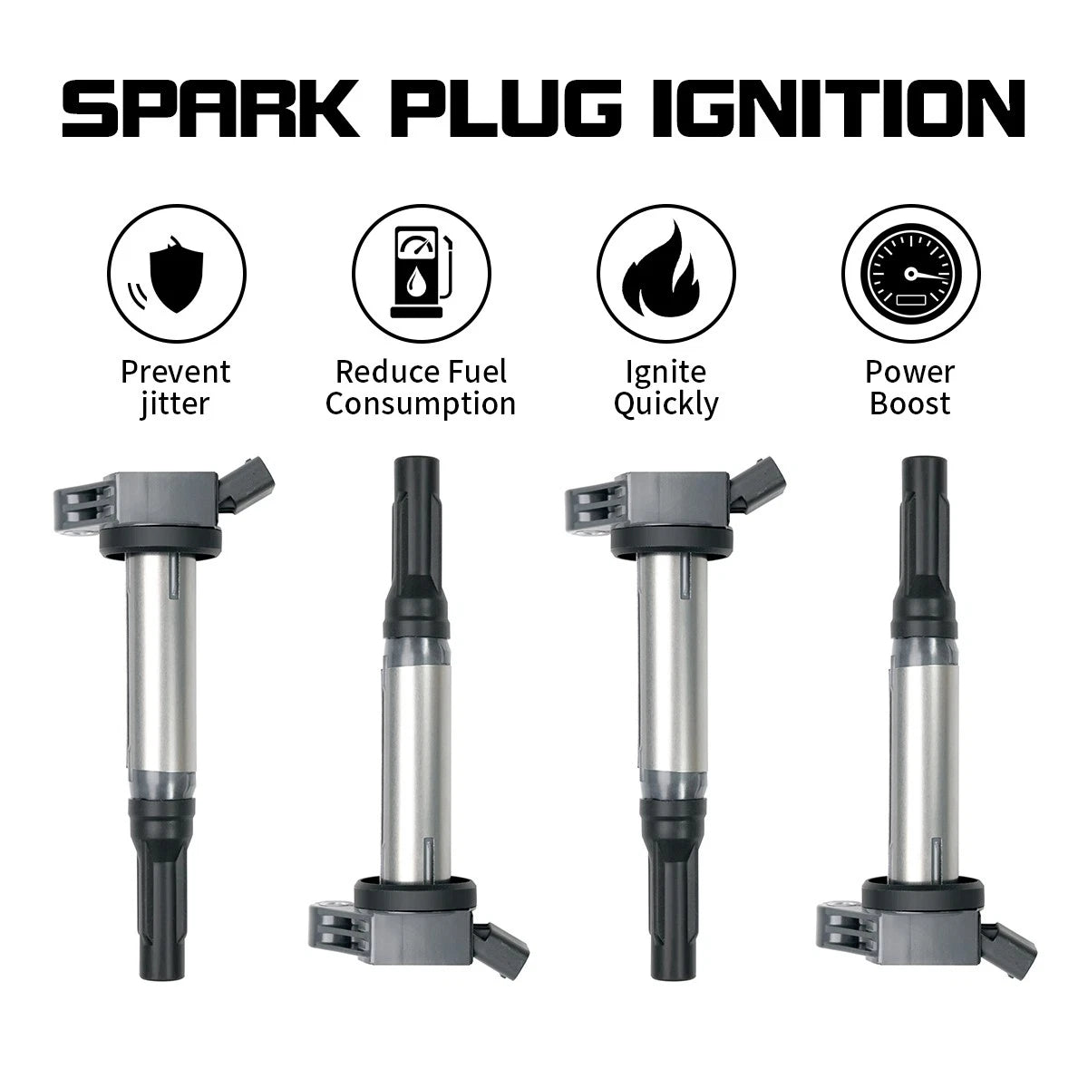 4X Ignition Coil for Toyota Camry (2007–2017), Avalon (2005–2018), Highlander (2008–2017)