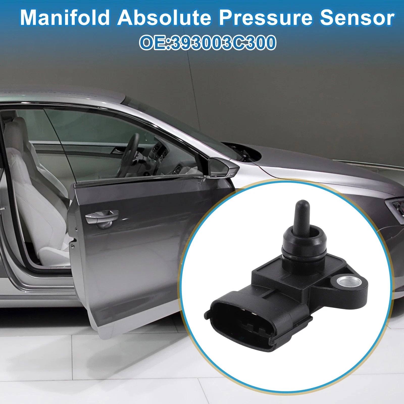 Manifold Absolute Pressure Sensor No. 393003C300 for Hyundai Santa Fe (2011–2014)