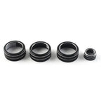 4 x AC Climate Control Knob Ring Covers for Honda Civic (2022 - Present) Black