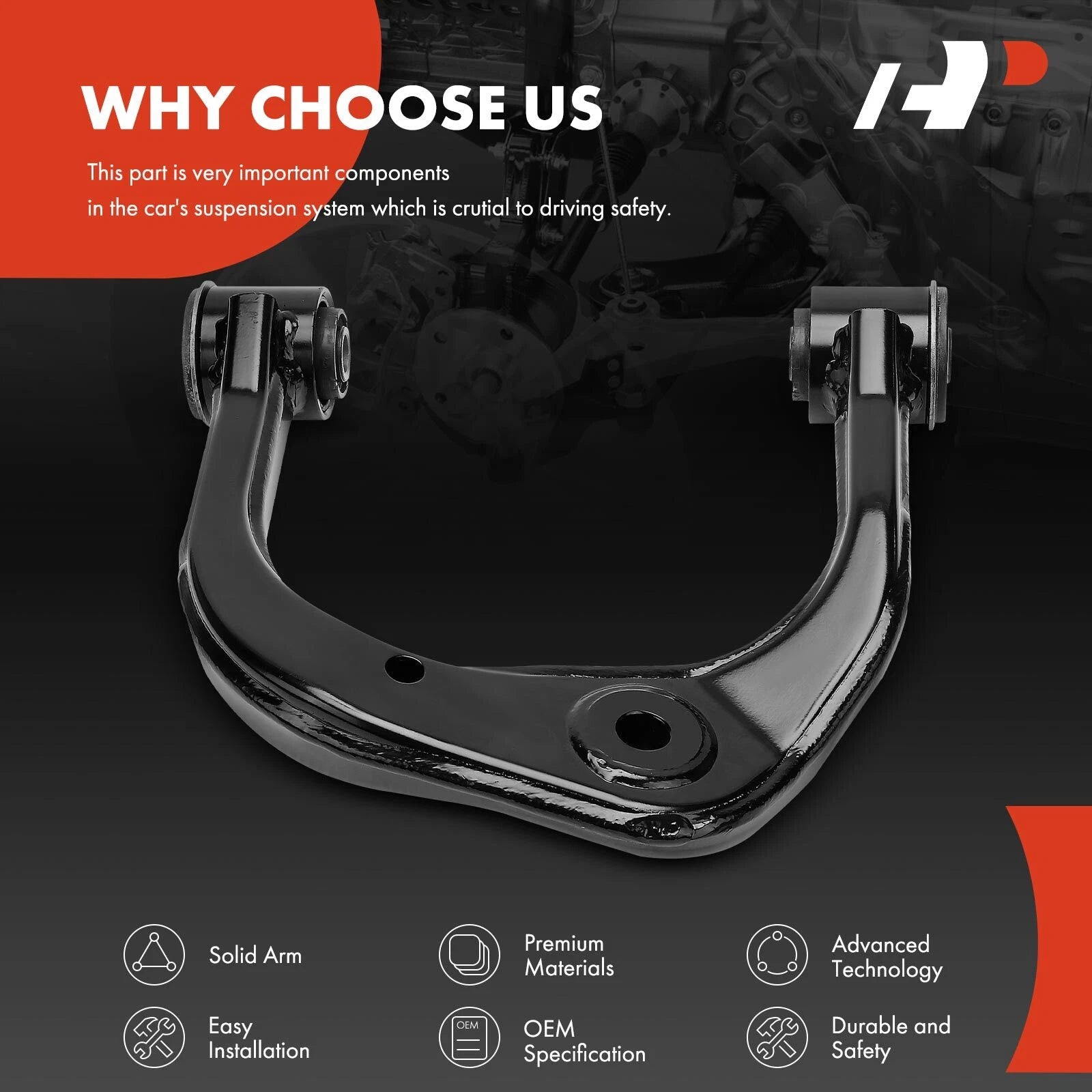 Front Right Upper Control Arm for Toyota Tundra (2000-2006) Sequoia (2001-2007)