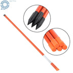 Set of 25 Reflective Driveway Markers 48" Snow Stakes 5/16" Diameter