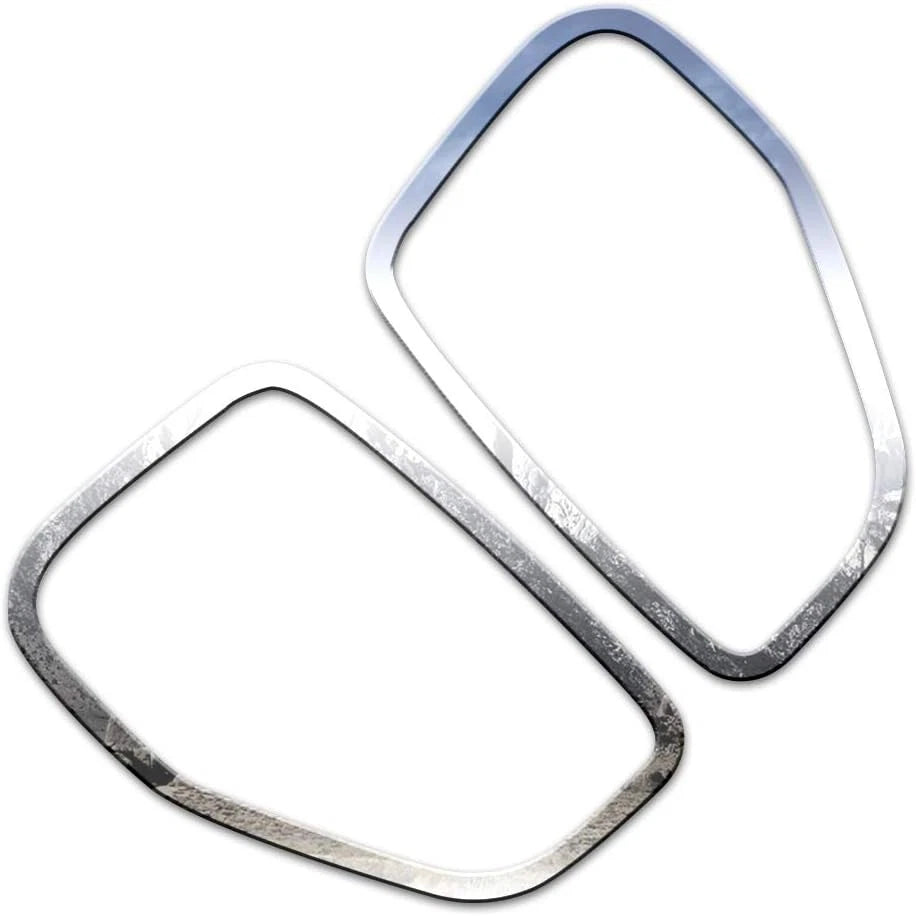2pc Chrome Side Marker Light Trim for 2006–2009 Hummer H3
