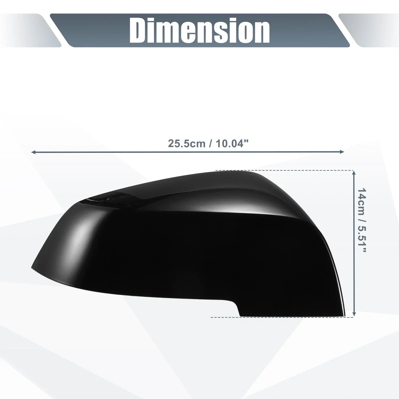 Rearview Mirror Cover Cap Gloss Black for BMW 328i 125i 330i 320i 220i