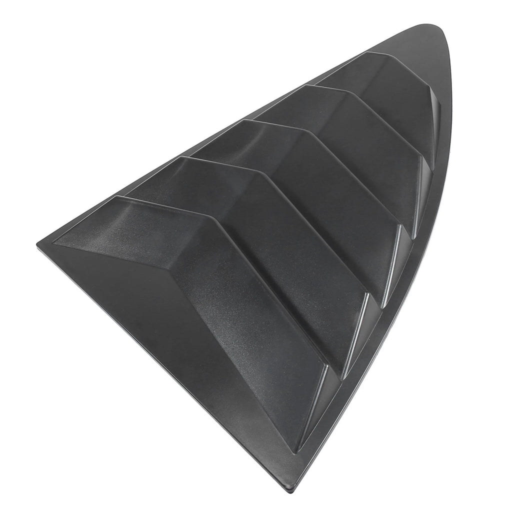 1 Pair Rear Side Window Louvers Cover for Toyota 86 (2013–2021) Matte Black