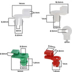 24 PCS Door Lock Rod Clips for Cars (Universal, 23mm Hole Size)