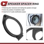 2X Speaker Spacer Ring Adaptor for Chevrolet Avalanche (2007–2020) 6.5" ABS