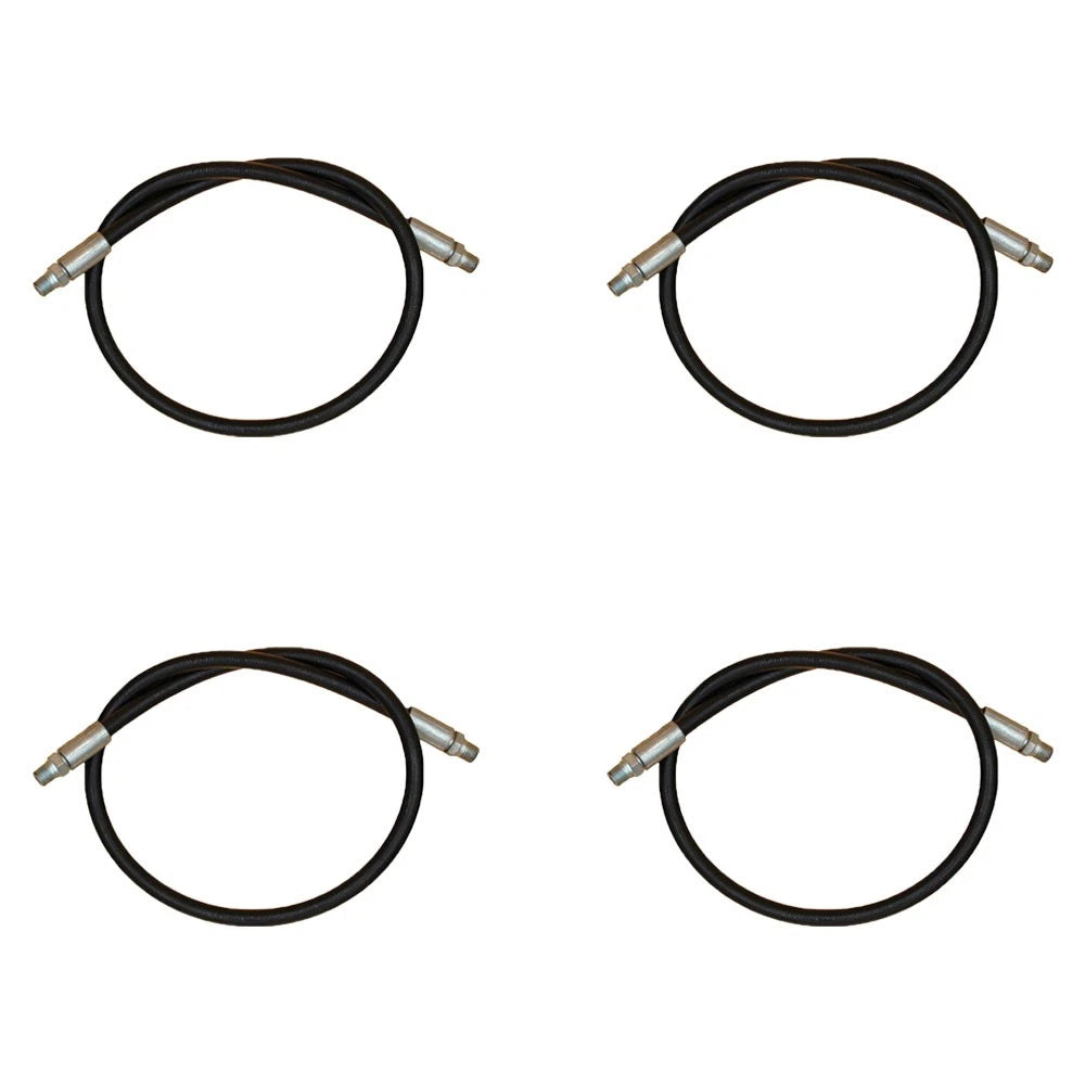 Set of 4 High-Pressure Hydraulic Hoses for Western (Replaces 1304225)