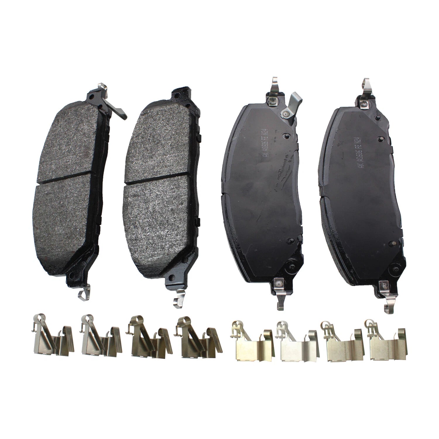 Set of 4 Akebono Severe Duty Front Disc Brake Pads for Ford Police Interceptor Utility (2013–2019)