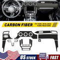 30Pcs Carbon Fiber Interior Trim for Ford Mustang (2015–2023)