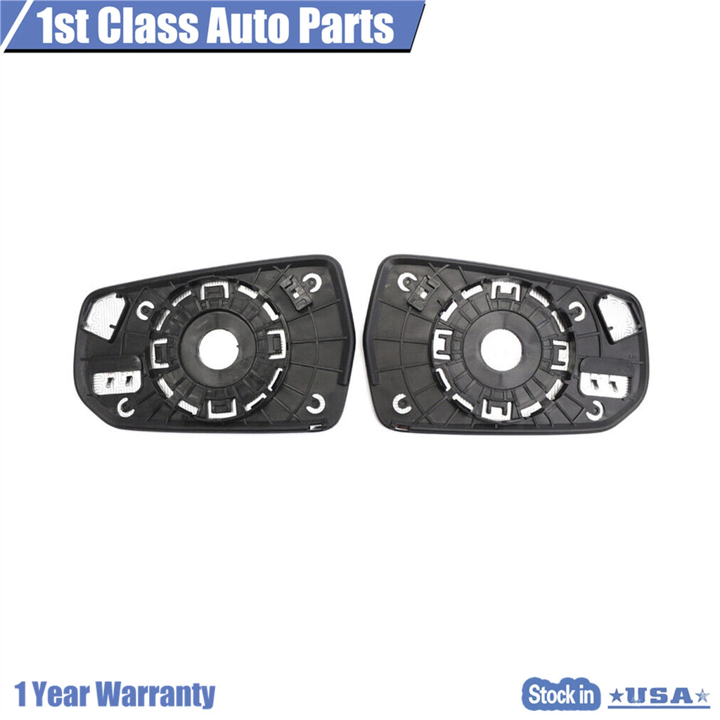 Pair of Rear View Mirror Glass with Backplate for Chevrolet Malibu (2016–2021)