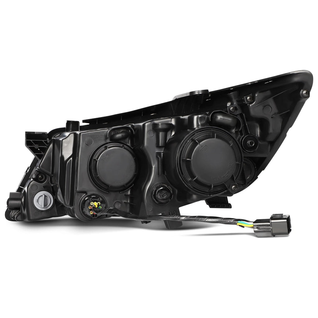 Headlight Assembly for Kia Optima (2014–2015) Pair Left + Right Black Housing