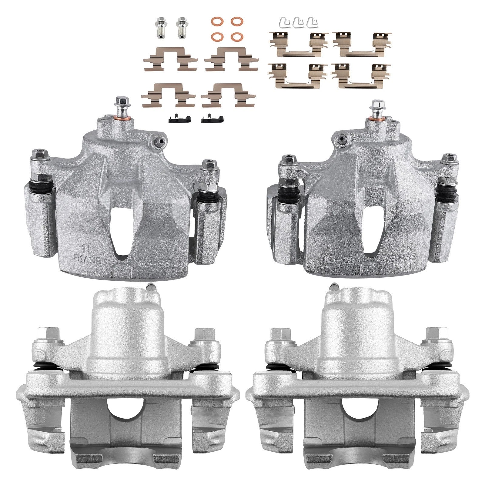 Front Rear Disc Brake Calipers with Bracket for Toyota Avalon Camry Solara (2010–2012)