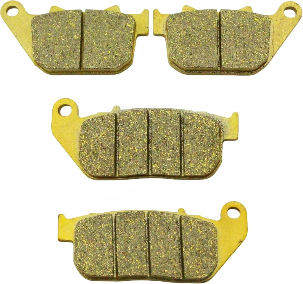 Front Rear Brake Pads for Harley XL 1200C Sportster Custom (2004–2013)