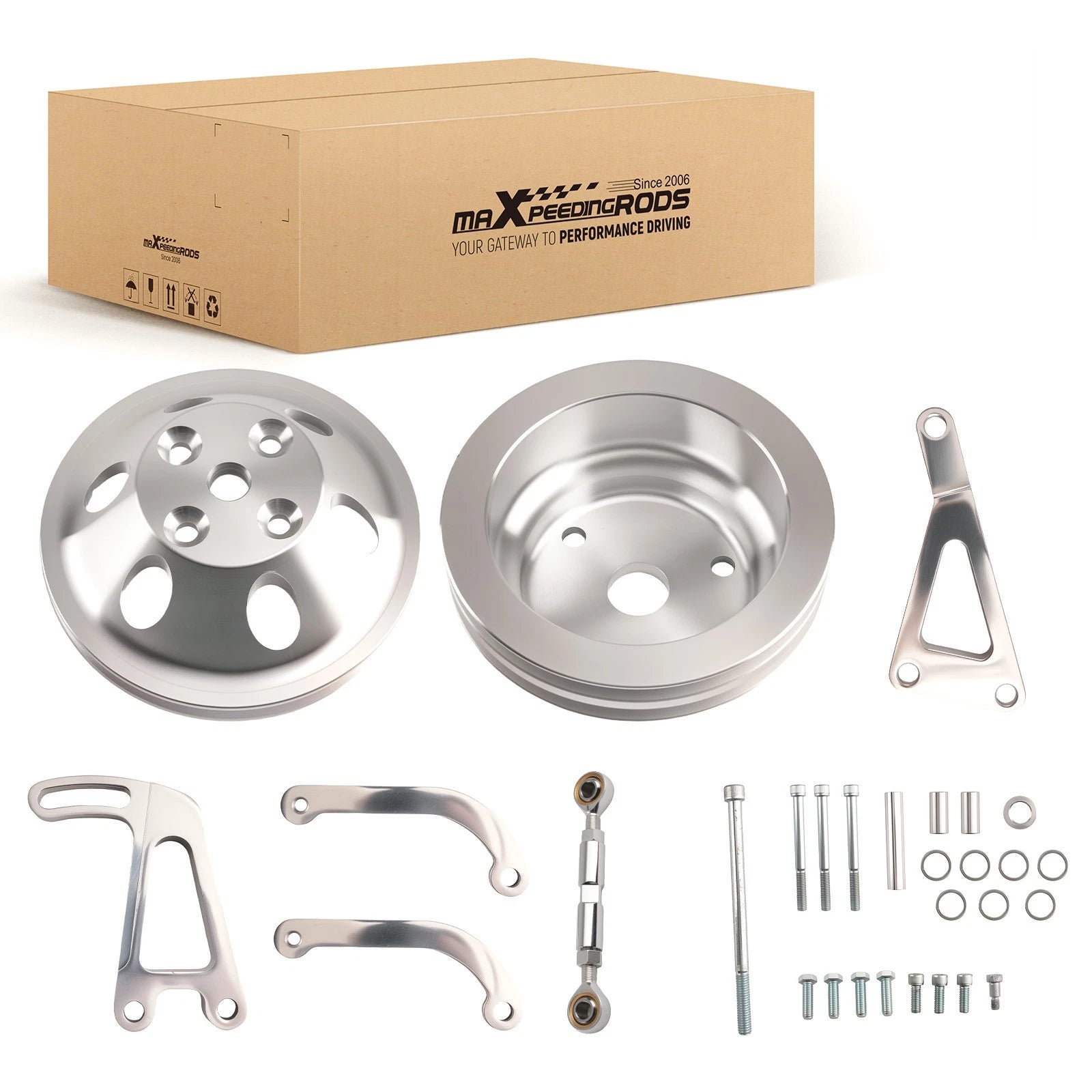Drive Pulley Kit for Chevrolet 283-305-327-350 (1963–1987)