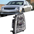 Halogen Headlight Housing for Cadillac STS (2005–2011) Black Driver Left Side