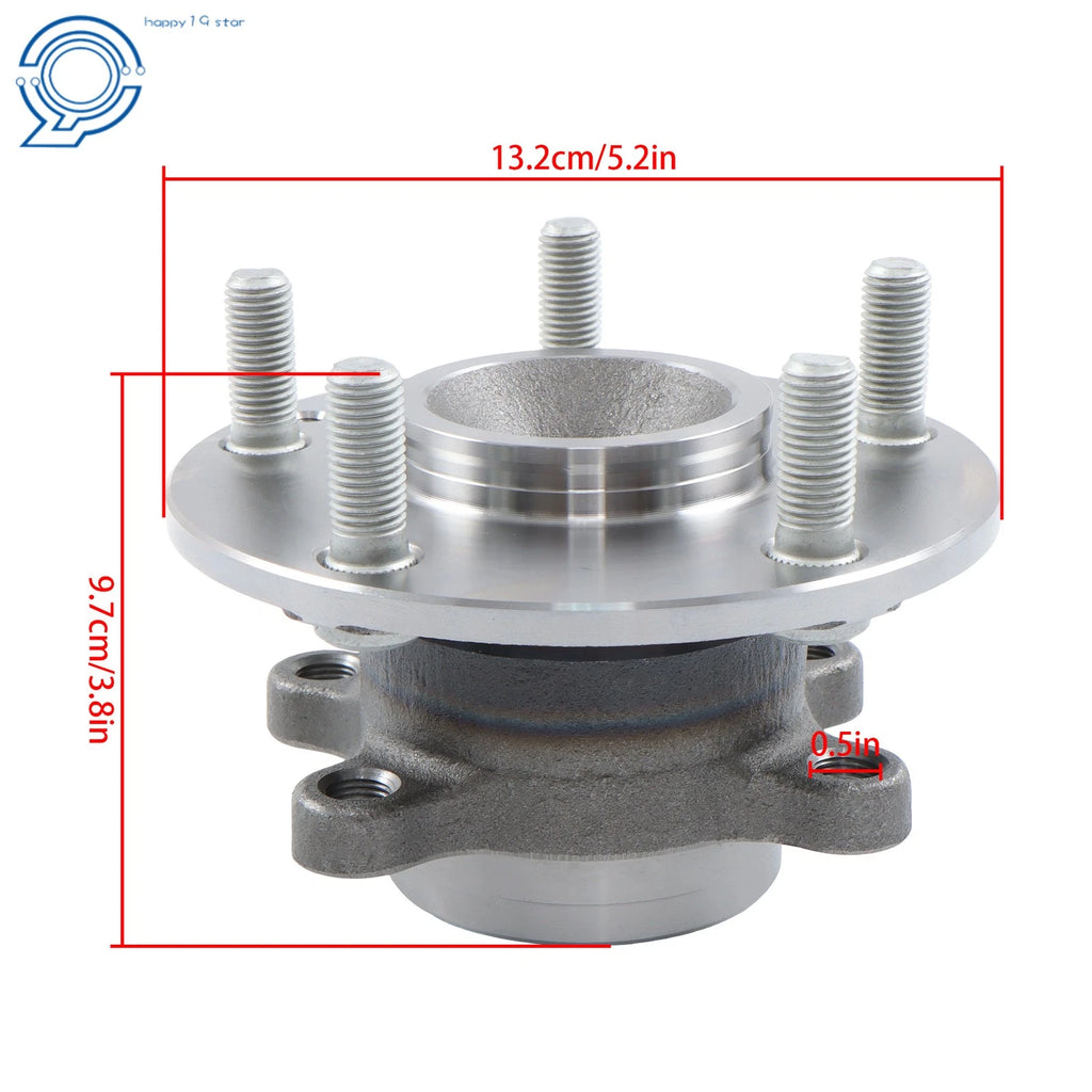 2X Rear Wheel Bearing & Hub Assembly for Honda Civic (2016-2025)