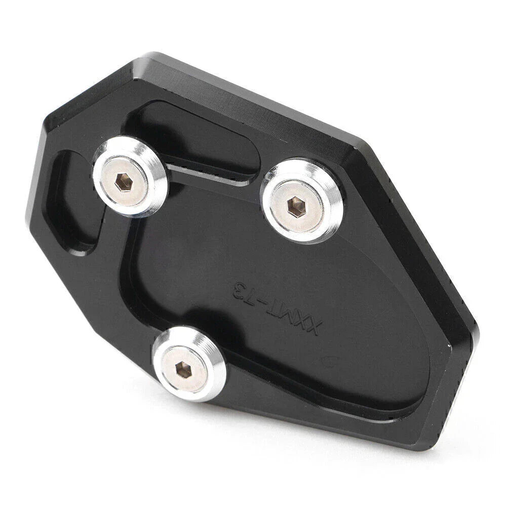 Sidestand Kickstand Extension Pad for Yamaha FZ6R (2009-2015) Black