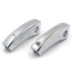 Chrome Handlebar Risers 4.5" Pullback for Harley Big Twin