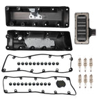 2X Aluminum Valve Cover for Ford E-150 E-250 F-150 4.6L V8 (2006–2014)