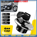 Gas Lid Fuel Tank Cap Cover with Key Lock for ATV Quad (Universal)