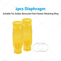 2PCS Diaphragm Cassette for Zodiac Baracuda Pool Cleaner (Retaining Ring)