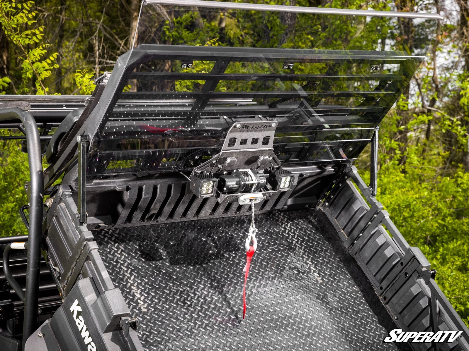 Bed Winch for Kawasaki Mule Pro (2015–2023)