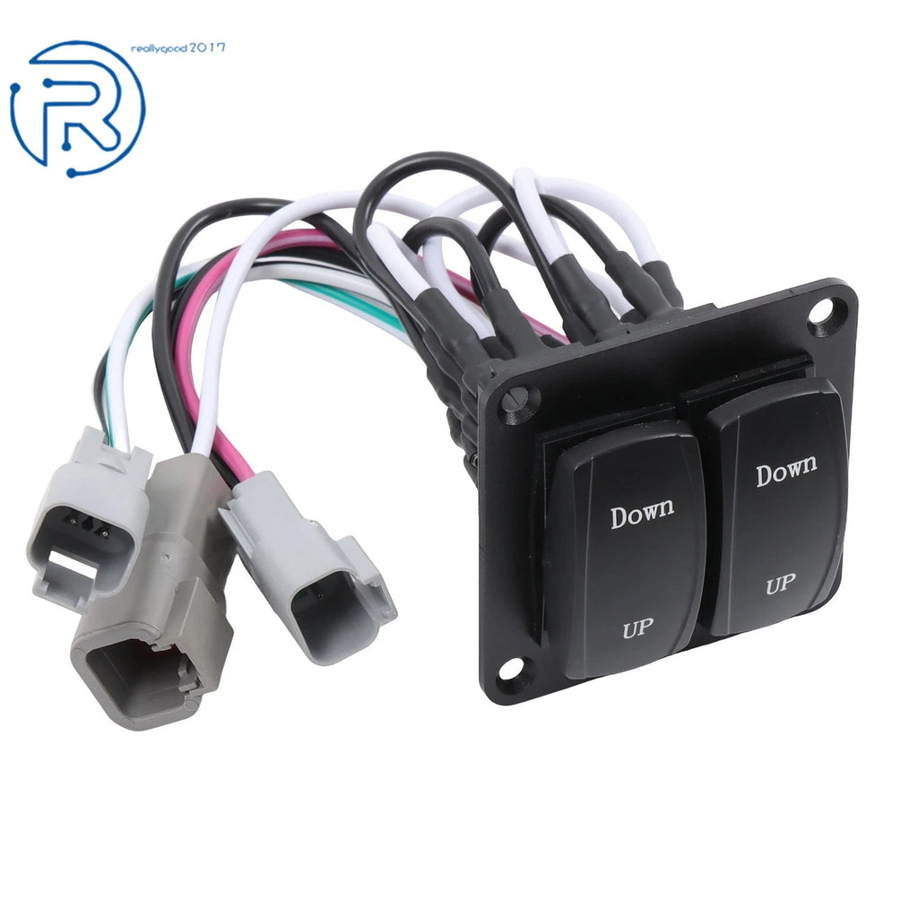 Double Rocker Switch Kit for Lenco Marine Trim Tab (2010-2023)