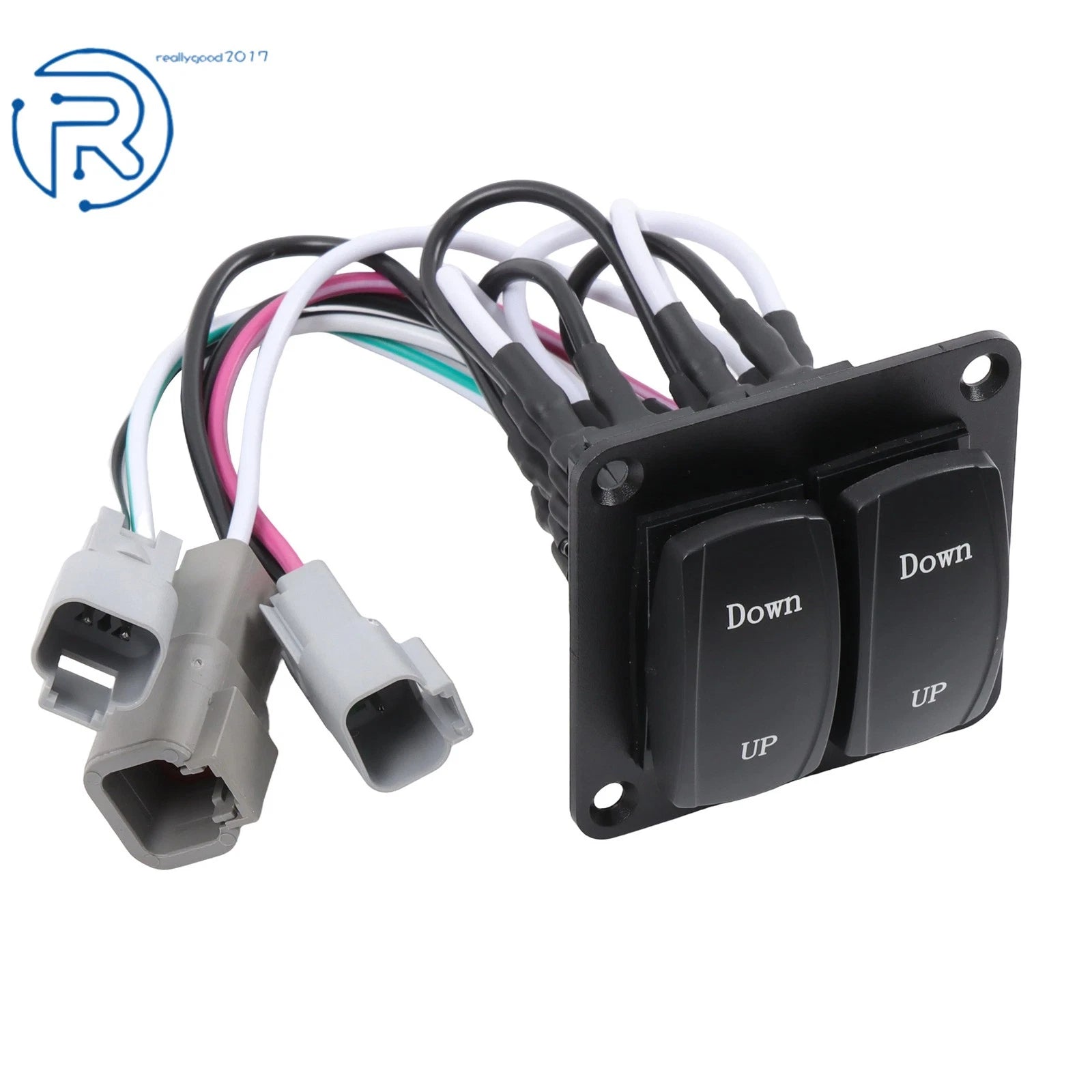 Double Rocker Switch Kit for Lenco Marine Trim Tab (2010-2023)