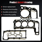 Full Gasket Set with Head Bolts for Jeep Liberty Dodge Ram 1500 Dakota (2002–2005)