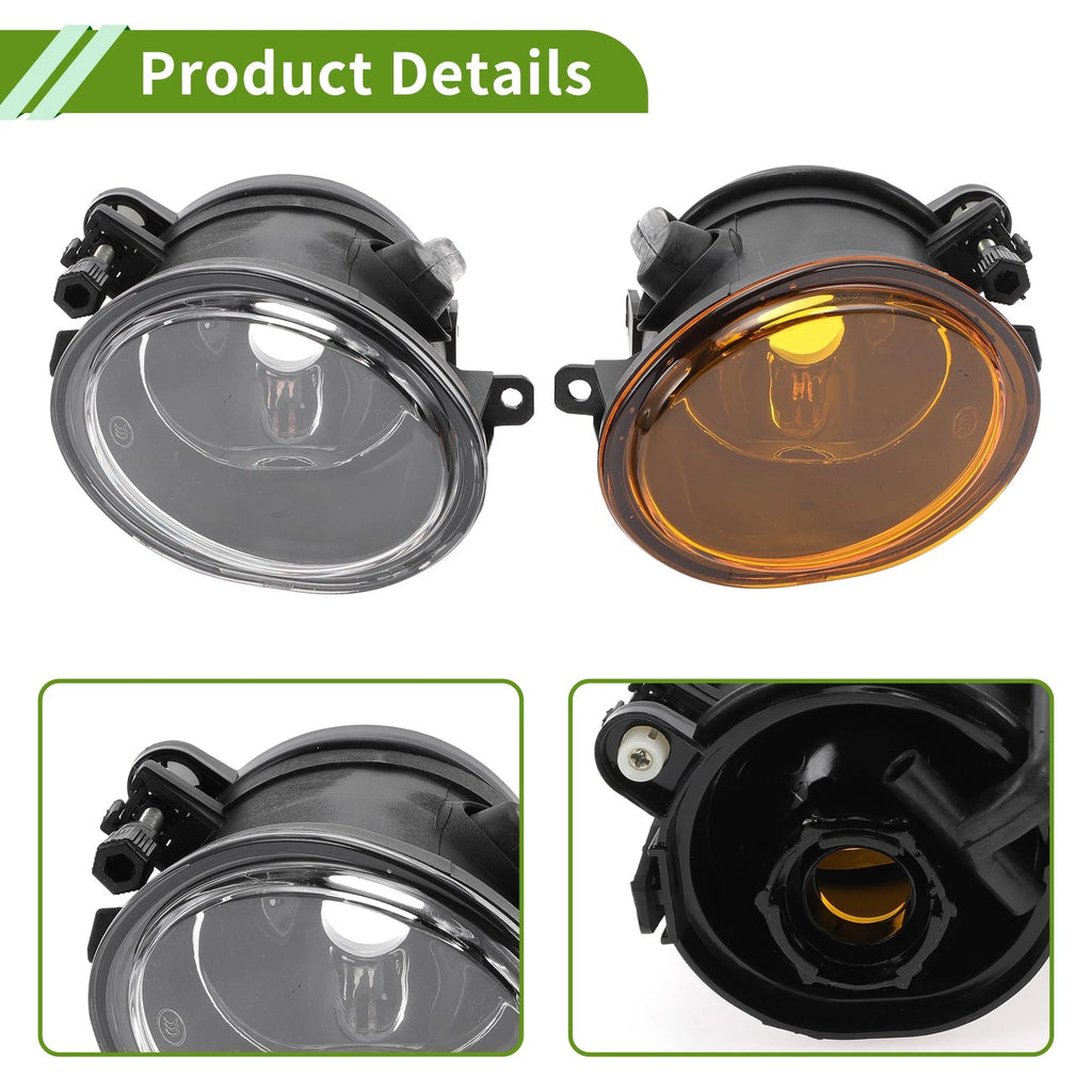 1 Pair Fog Light Grills for BMW M5 (No. 63177894017/63177894018)