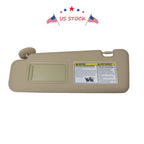 Driver Left Side Sun Visor for Toyota Highlander (2008-2013) with Vanity Light