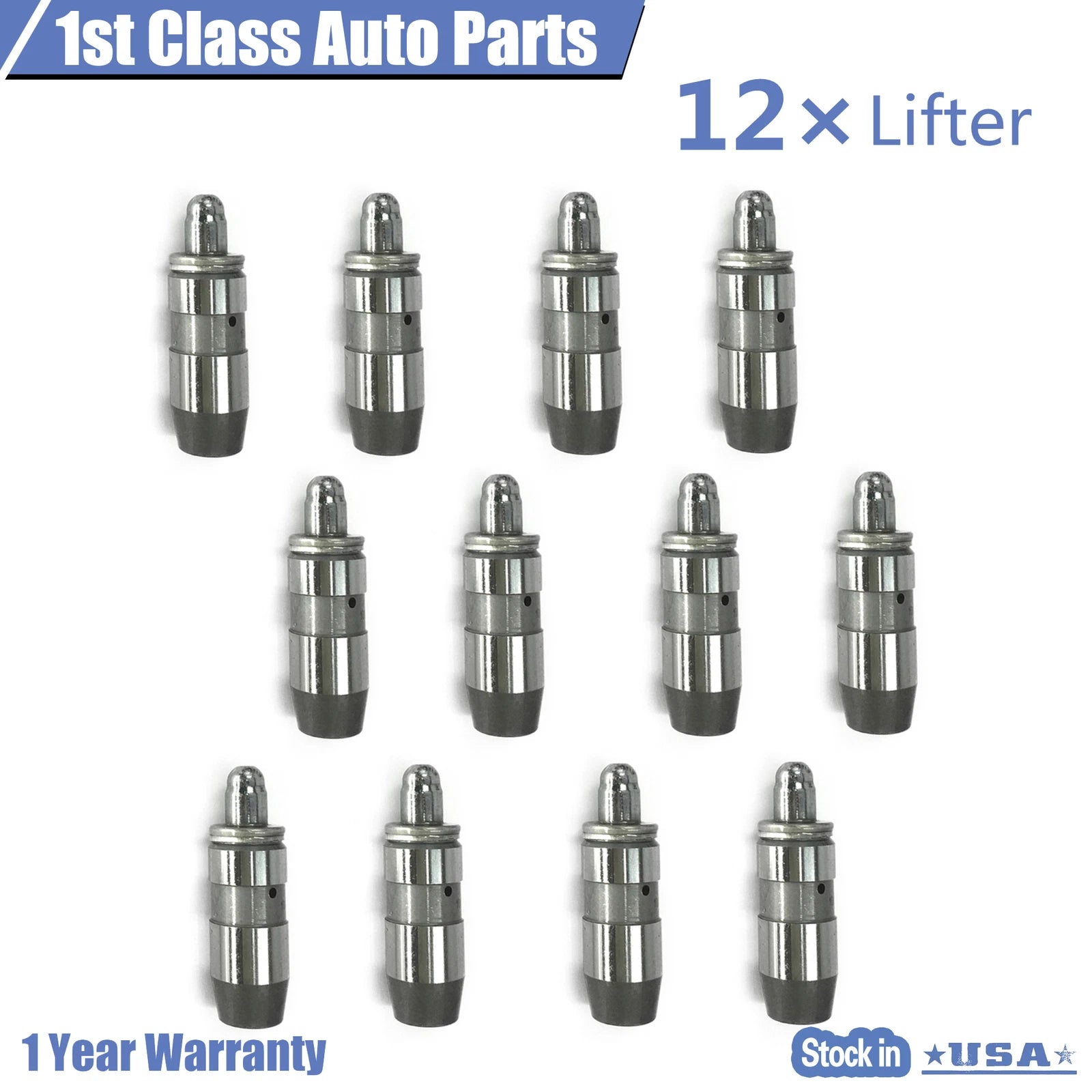 12PCS Hydraulic Roller Set for Dodge Dakota, Durango, Nitro, Jeep Commander (2005–2010)